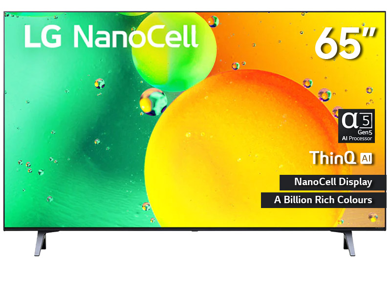 LG NANOCELL 65 NANO77 SMART LED 4K UHD THINQ AI (65NANO77SRA)